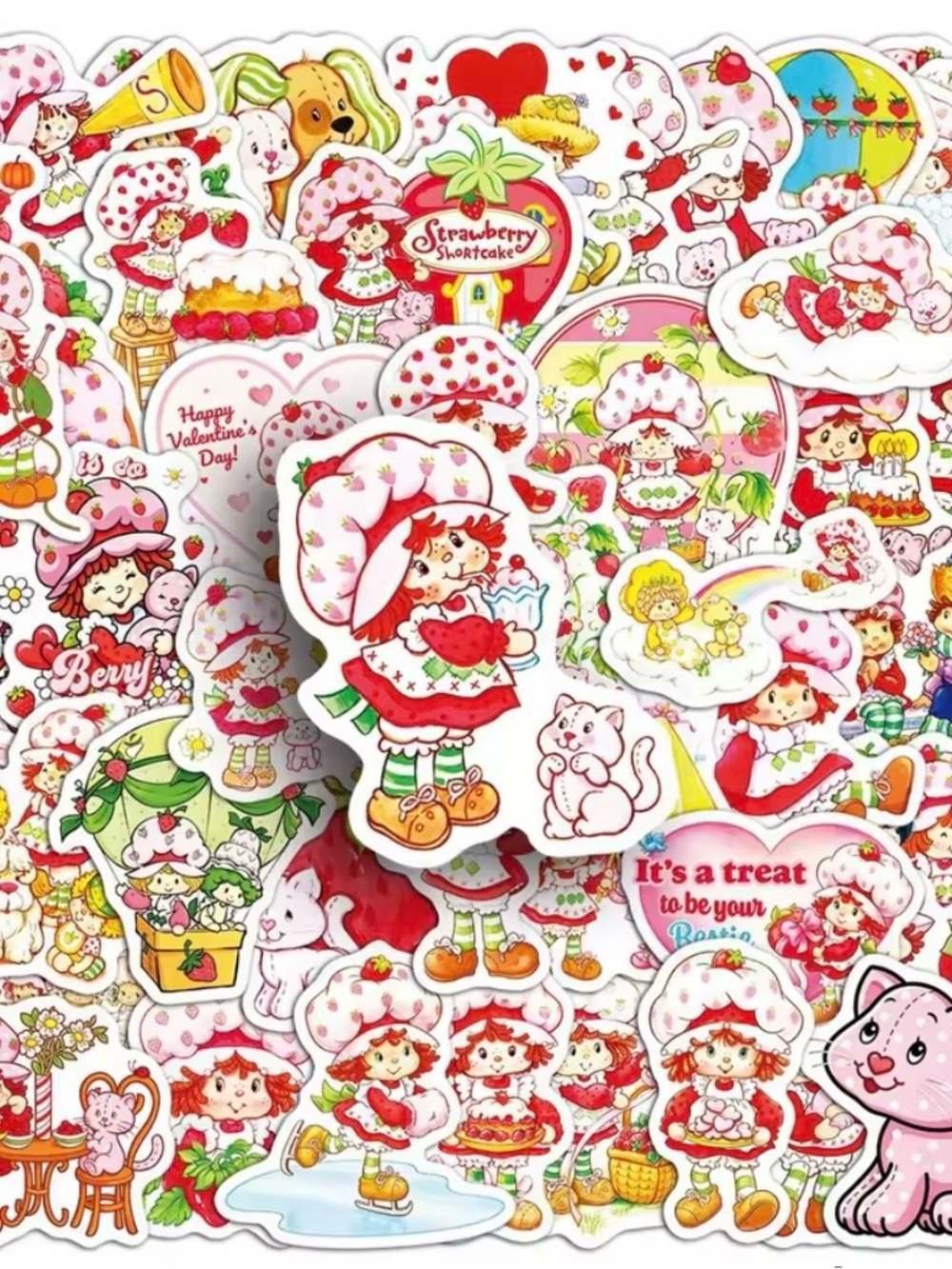 STRAWBERRY SHORTCAKE Stickers, pack of 50